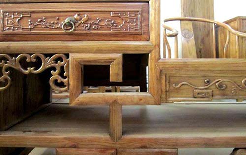 水泥仿木家具案例 水泥仿木